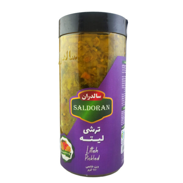ترشی لیته سبز سالدران - 680 گرم