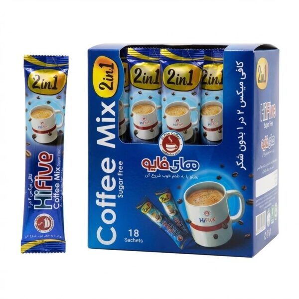 کافی میکس رژیمی 1*2 (بدون شکر) بسته 18 عددی