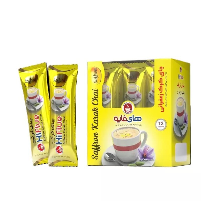 چای کرک زعفرانی های فایو بسته 12 عددی - Image 2