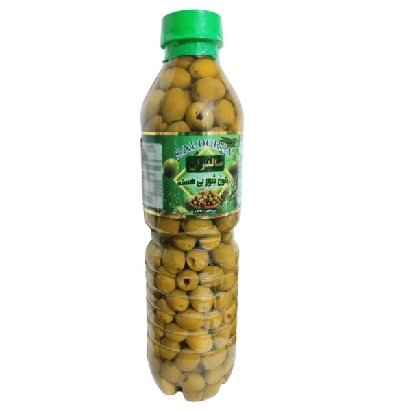 زیتون شور بی هسته سالدران - 900گرم