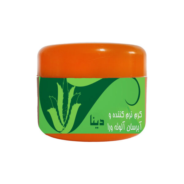کرم آبرسان دینا مدل آلوئه ورا حجم 50 میلی لیتر